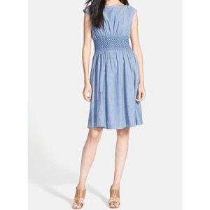 Kate Spade New York Blair Chambray Fit Flare Dress